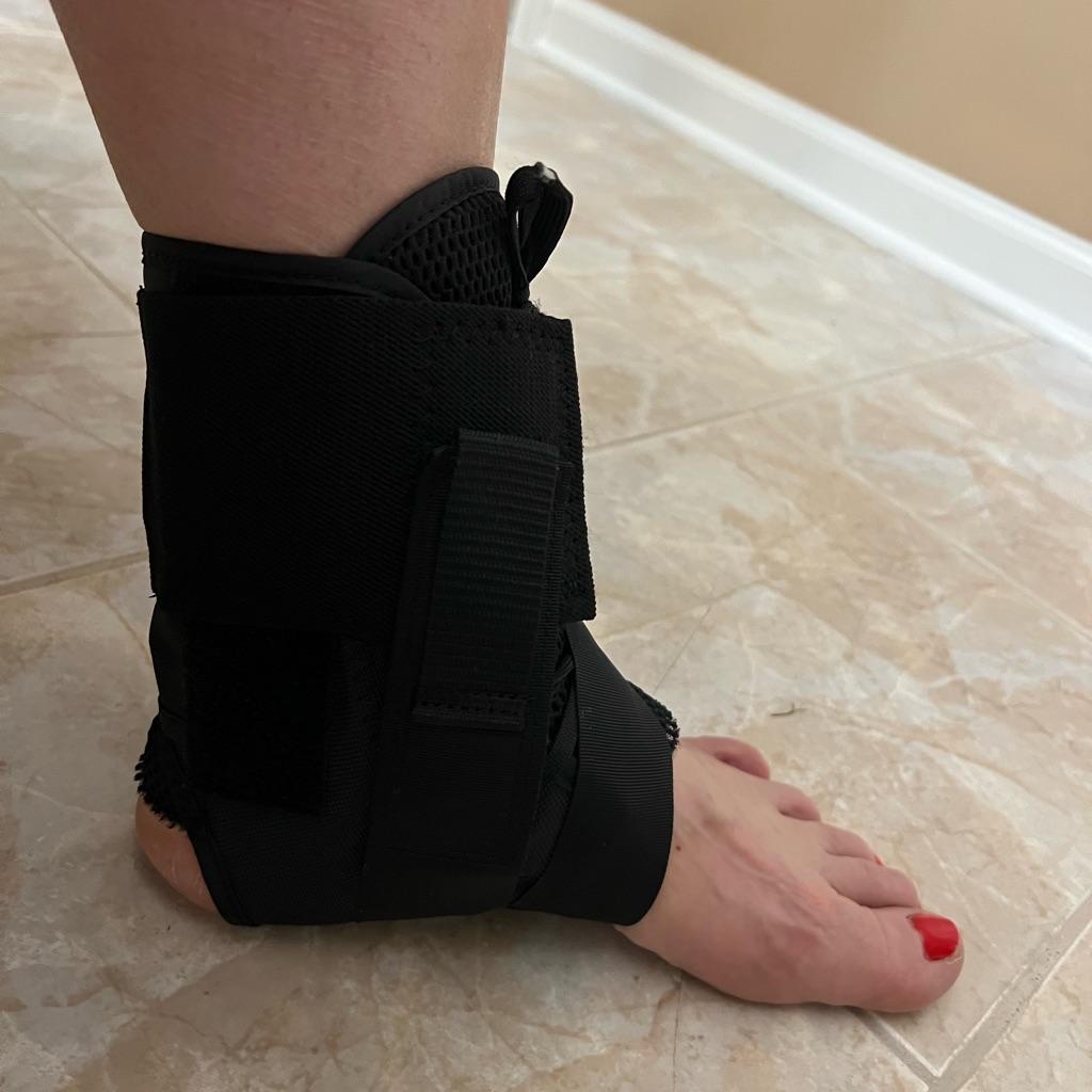 Black Ankle Support Brace X Small